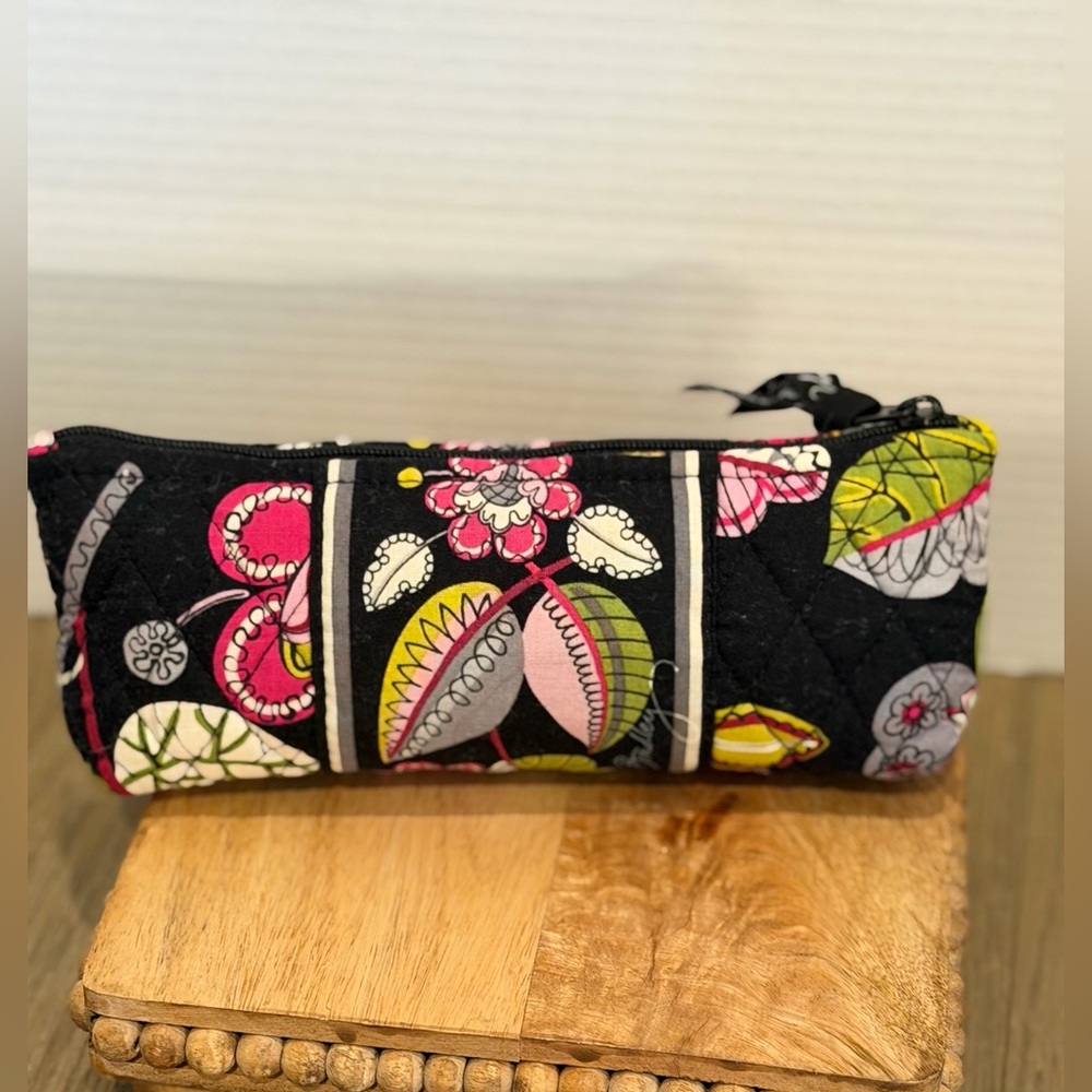 Floral Quilted Vera Bradley Small Cosmetic Bag